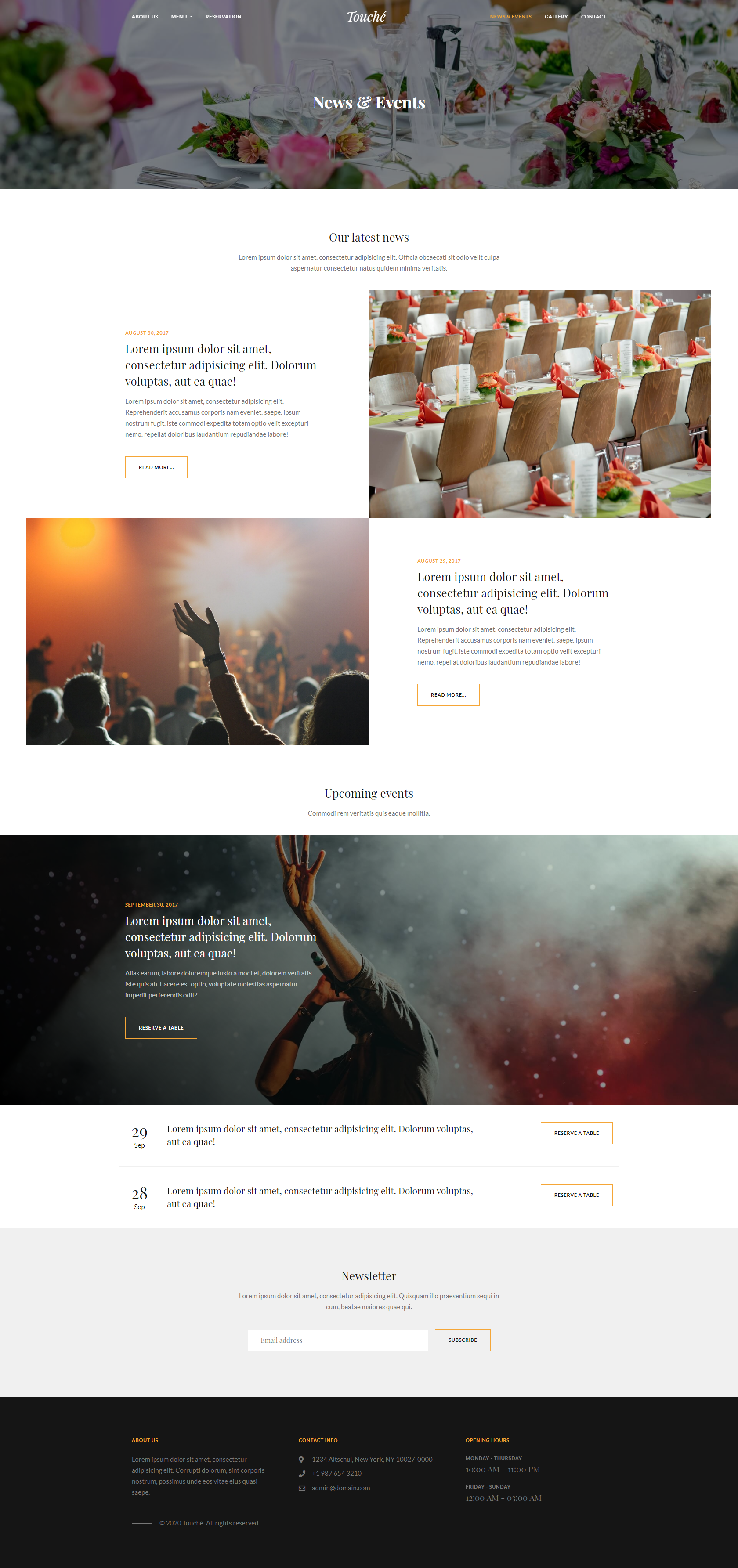 News And Events